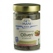 Mani Bluel Grne & Kalamata Oliven mit Chili & Krutern 205g