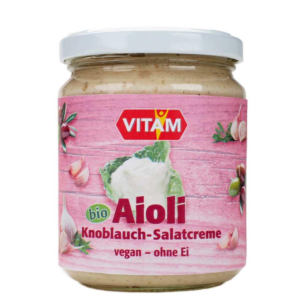 Vitam Aioli Knoblauch-Salatcreme 225ml, vegan günstig bestellen - hal
