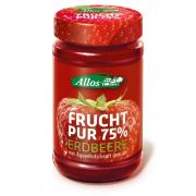 Allos Frucht Pur 75% Erdbeere 250g