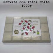 Bonvita Kuvertüre XXL-Tafel White Original 1000g