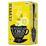 Cupper Tea Superstar Lemon & Ginger Infusion 20 Teebeutel 50g