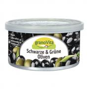 GranoVita Aufstrich Schwarze & Grüne Oliven 125g