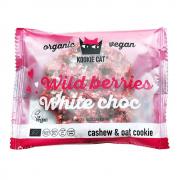 Kookie Cat Haferkeks Wild Berries White Choc 50g