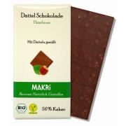 Makri Dattelschokolade Haselnuss 56% Kakao 85g