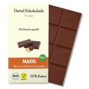 Makri Dattelschokolade Nougat 50% Kakao 85g