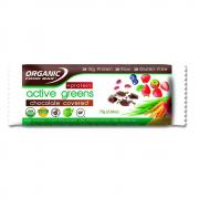 Organic Food Bar Active Greens + Protein Chocolate...