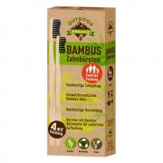Outdoor Freakz Bambus-Zahnbürste Charcoal für Familien...