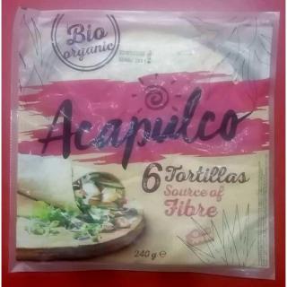Acapulco Tortilla Wraps mit Weizenkleie 6 Stück 240g