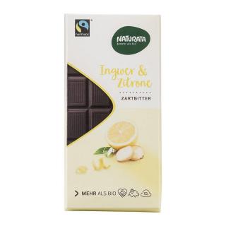 Naturata Zartbitterschokolade Ingwer & Zitrone 100g