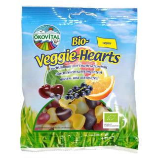Ökovital Veggie-Hearts Fruchtgummi 80g