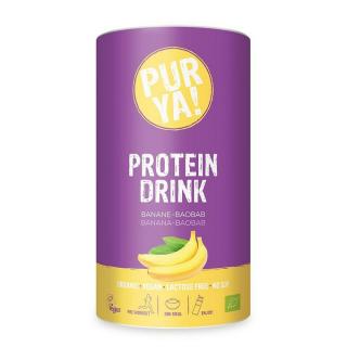 PurYa! Vegan Protein Drink Banane-Baobab 550g