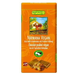 Rapunzel Nirwana Vegan Pralinéschokolade hell 100g
