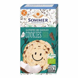 Sommer Glutenfrei und glücklich Cookies Coco & Choco 125g
