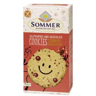 Sommer Glutenfrei und glücklich Cookies Cranberry, Mandel & Sesam 125g
