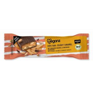 Veganz Choc Bar Peanut Caramel 50g