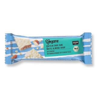 Veganz Protein Choc Bar White Almond Crisp 50g