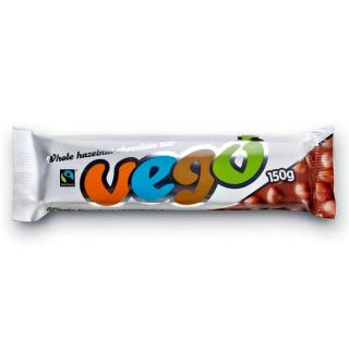 Vego Riegel Whole Hazelnut Chocolate Bar 150g