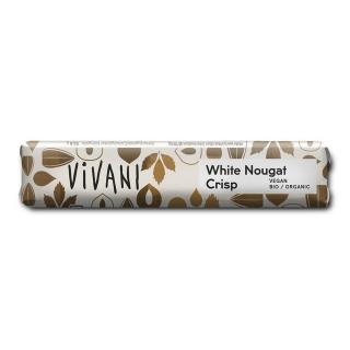 Vivani Schokoriegel White Nougat Crisp 35g